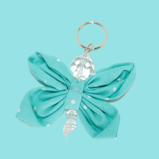 Sky Dancer – Butterfly Keychain with Crystal Beads