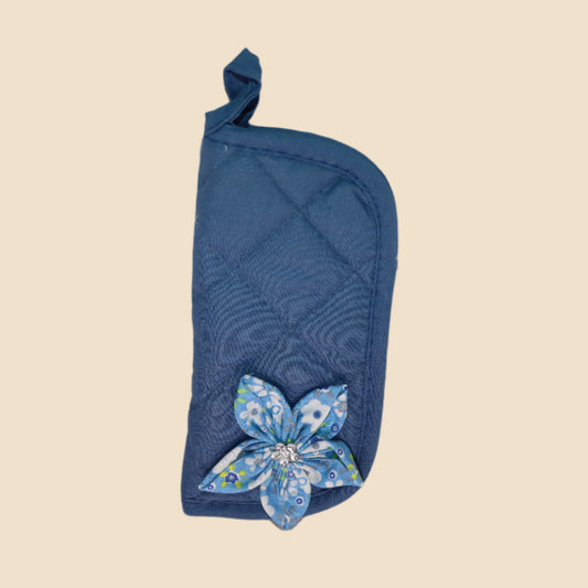 Blue Bloom – Quilted Glasses Case